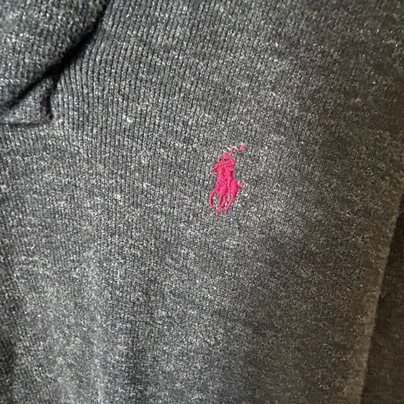 Polo Ralph Lauren Men's Charcoal Gray Shawl Collar Elbow Pads Pullover Size XL - Picture 6 of 14